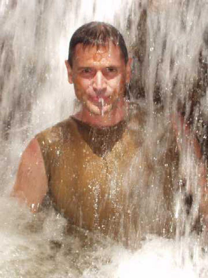 Ralf 1+ im Wasserfall
