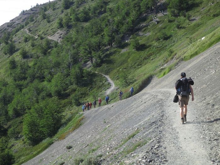 Doch zum Wandern sind wir hier