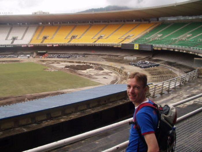 Guido im Maracanã Fußballstadion