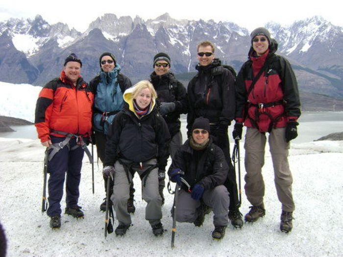 Eis Trekking auf dem Grey Gletscher