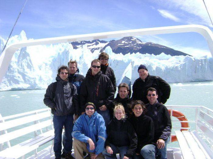 Vor dem Perito Moreno Gletscher