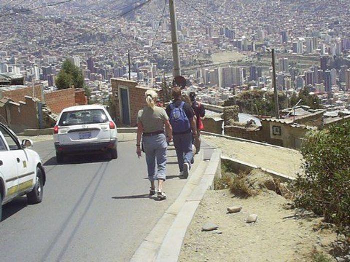 La Paz zu Fuß