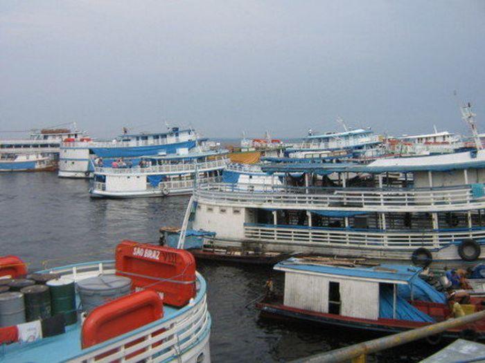 Der Hafen von Manaus