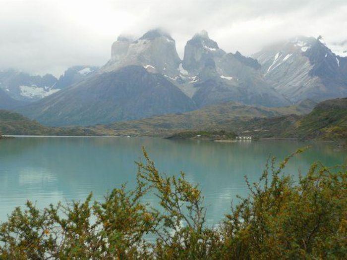 Pehoé-See mit Cuernos del Paine