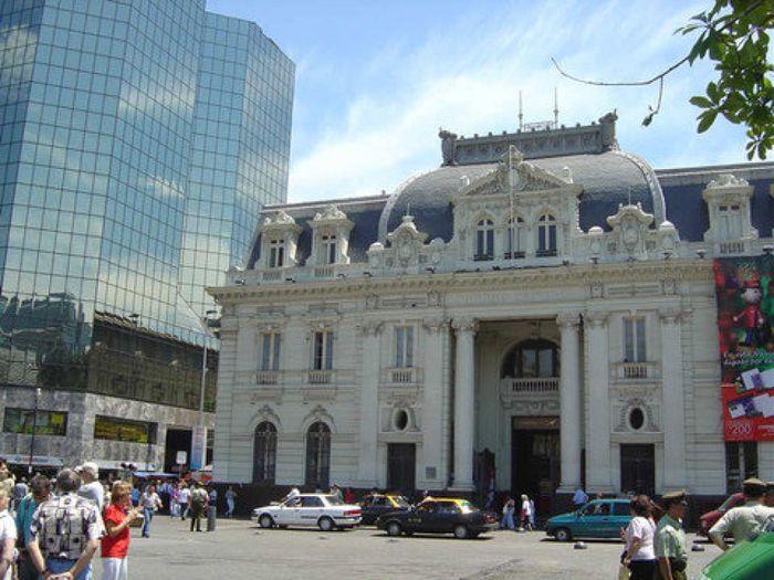 die Hauptplatz im Santiago