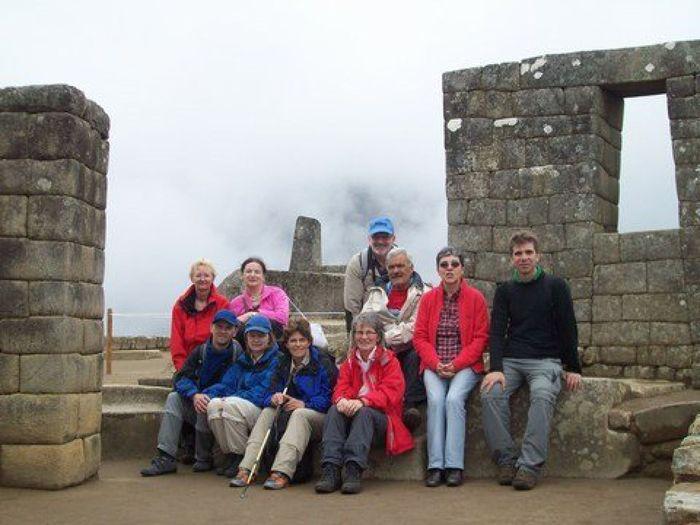 Die Gruppe in Machu Picchu