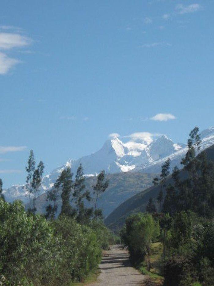 Der Huascaran Berg (6770 Metern)