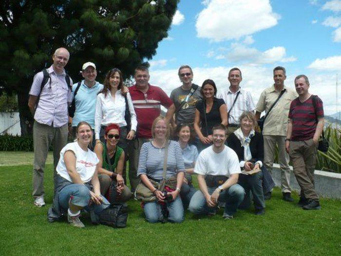 Gruppenfoto in Quito