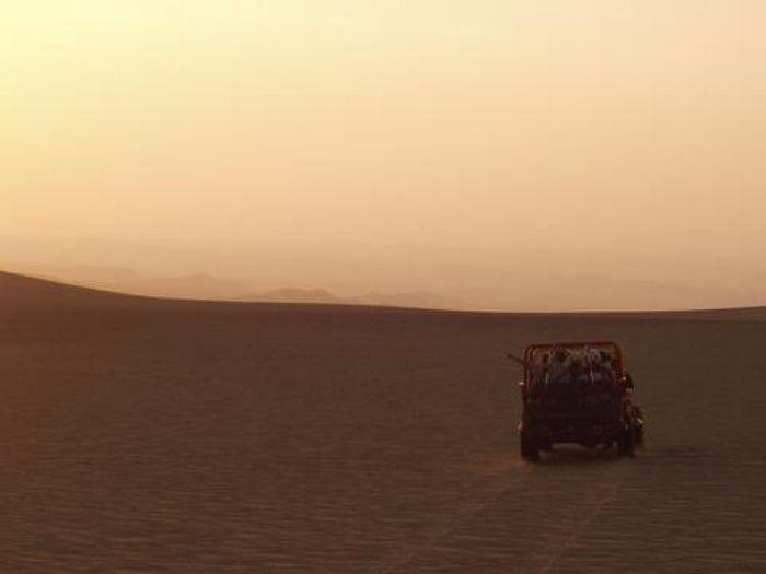Auf dem Buggie unterwegs in der Wüste