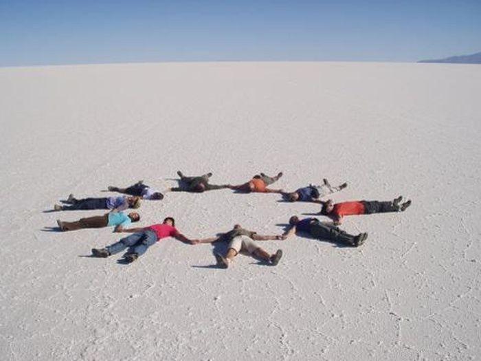 Gruppentherapie in der Salzwüste