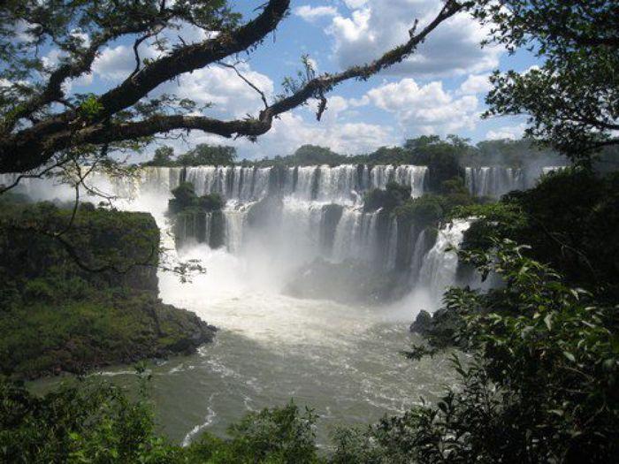Die argentinische Seite der Iguazu-Wasserfaelle