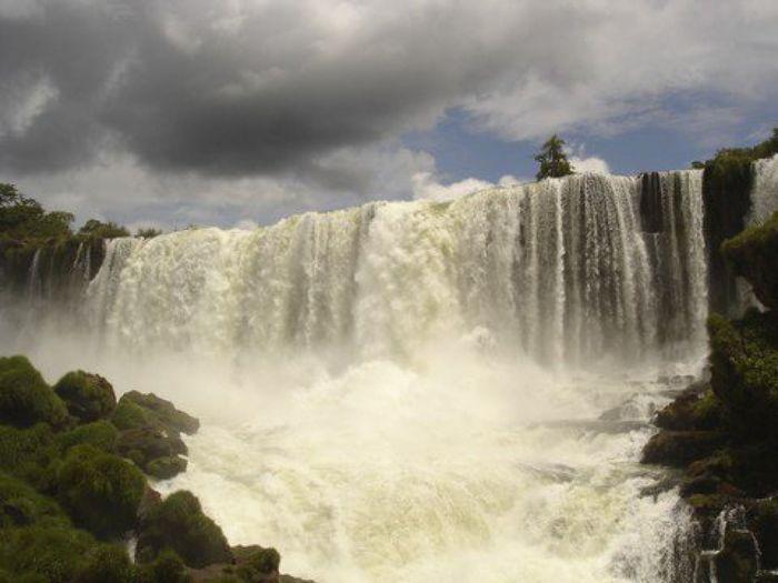 San-Martin-Wasserfall auf argentinischer Seite