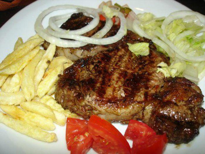 Argentinisches Abschieds-Steak