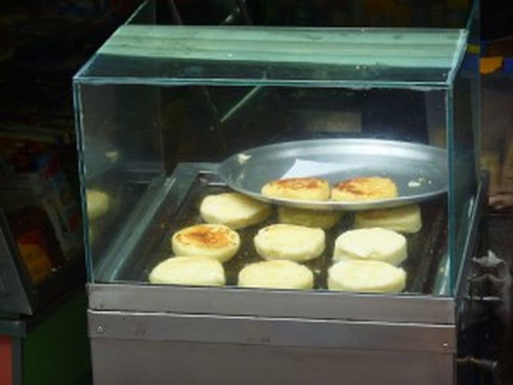 Arepas con queso