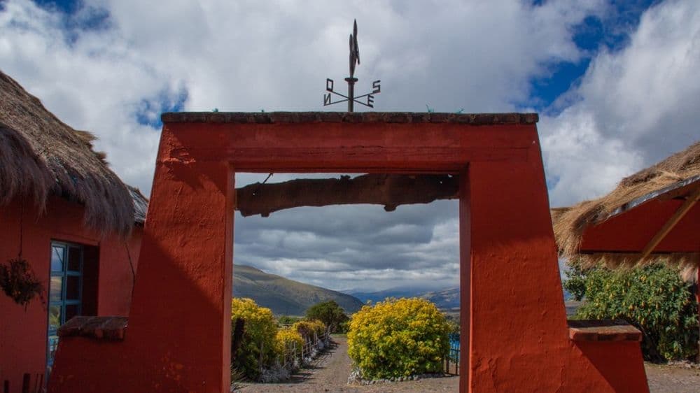 Die Hacienda El Porvenir liegt inmitten von vier Vulkanen südlich von Quito.
