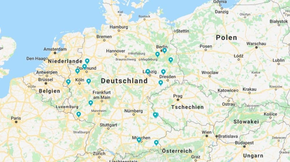 Alpakas kann man nicht nur in den Anden entdecken. Bild: Google Maps Screenshot.