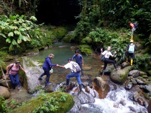 Avant d´arriver à la cascade d