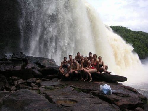 Die Gruppe beim Salto El Sapo