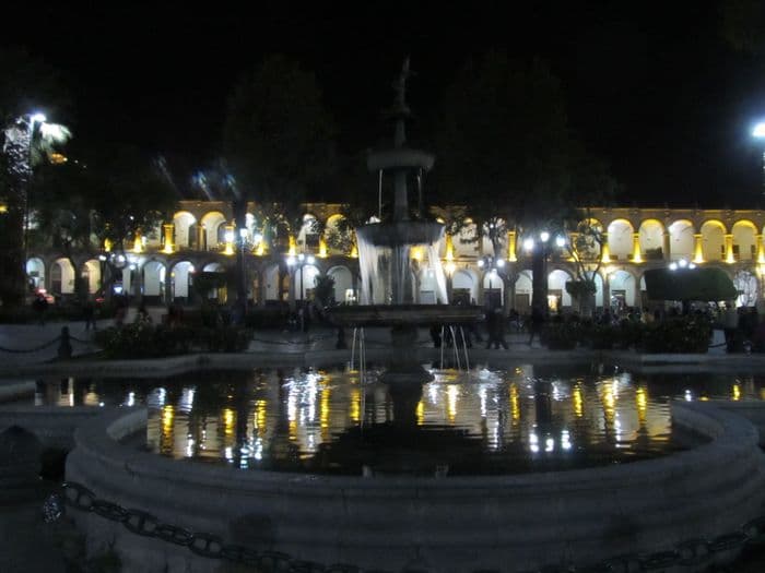 Arequipa by night.