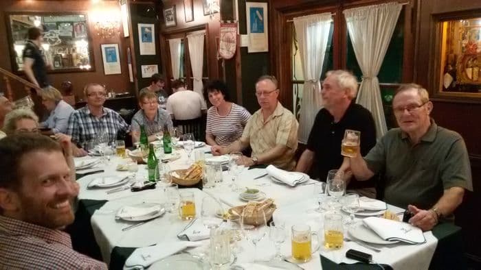 Ein Abendessen für Fußballfans