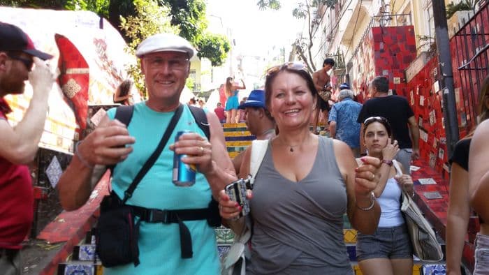 Bruno und Alena geniessen die 