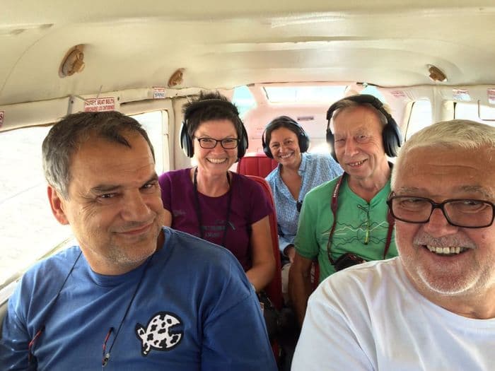 aber nach dem Rundflug nur str