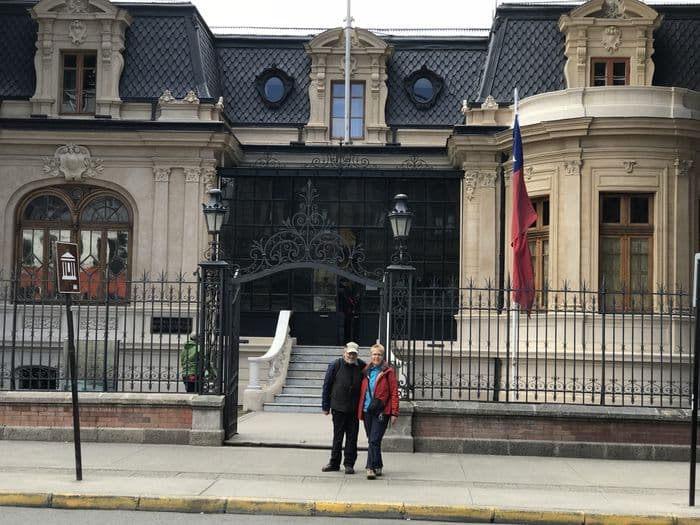 Irene und Wolfgang vor dem Sta