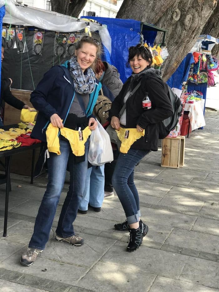 Antje und Silvie bereiten sich