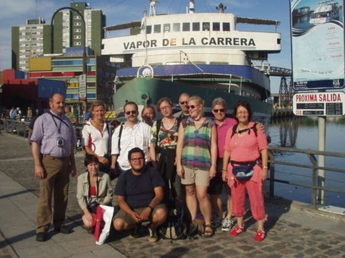 Die Gruppe in La Boca