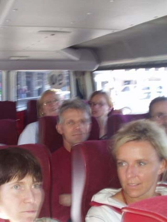 Die Fahrt in die Stadt