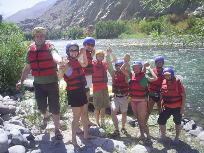 Rafting auf dem Majes Fluss