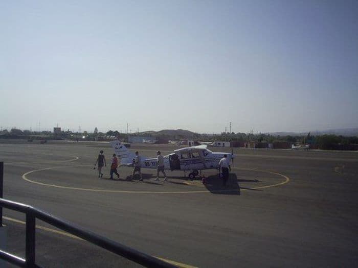 Vor dem Nazca-Rundflug