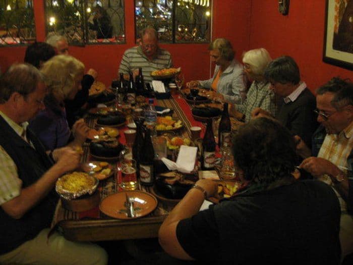 Abendessen mit Alpaka