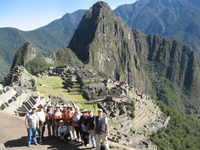 Die Gruppe in Machu Picchu