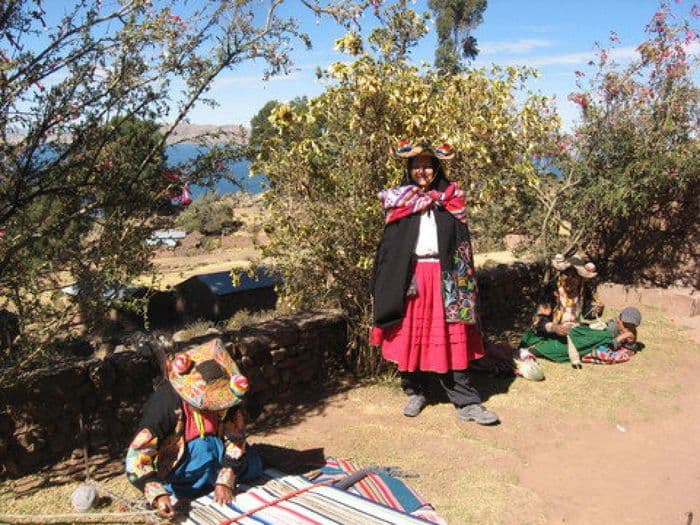 Ditta mit traditionelle Tracht