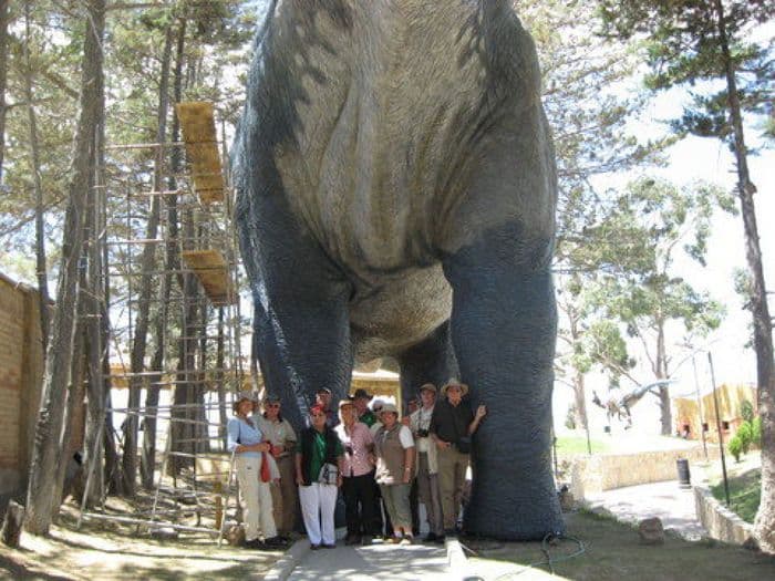 Die Gruppe im Dino-Park