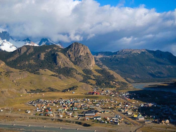 El Chalten con buen clima