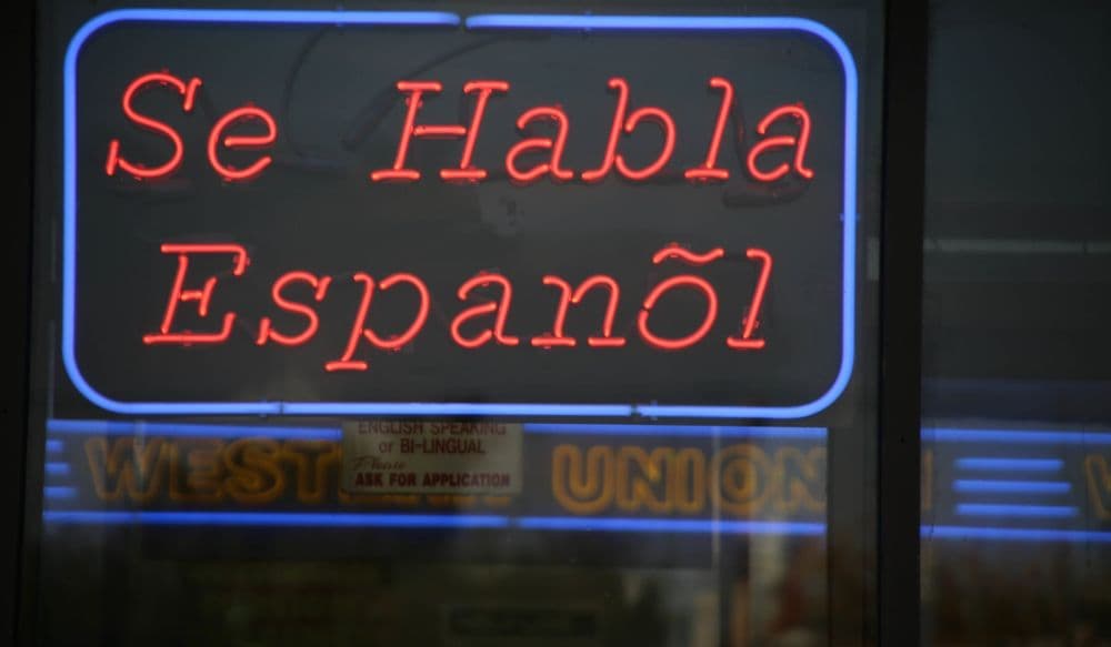 Se Habla Espagñol -Schild