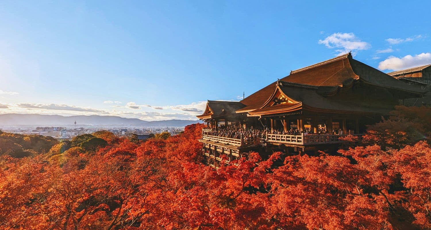Kyoto Herbst Kyiyomizu Dera