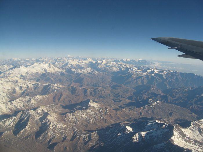Andes from the Plane