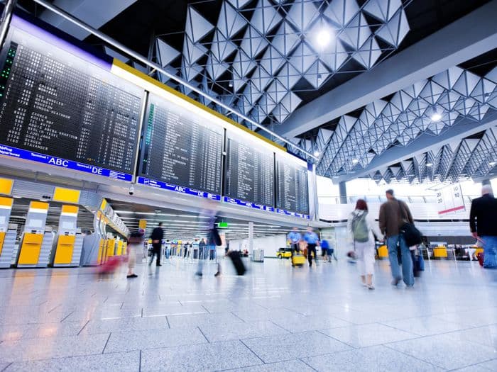 Airport hall