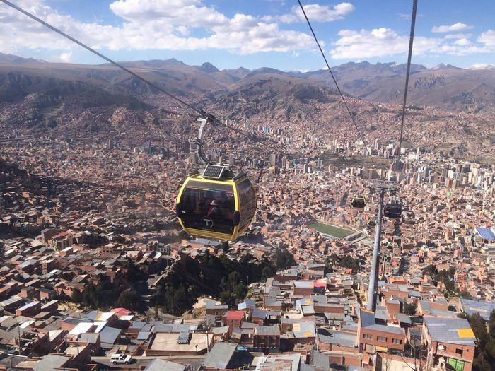 Teleferico von El Alto runter 