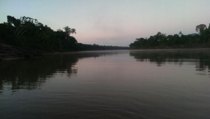 Tambopata Fluss.