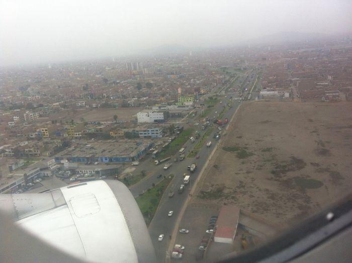 Landung in Lima, die Stadt im 
