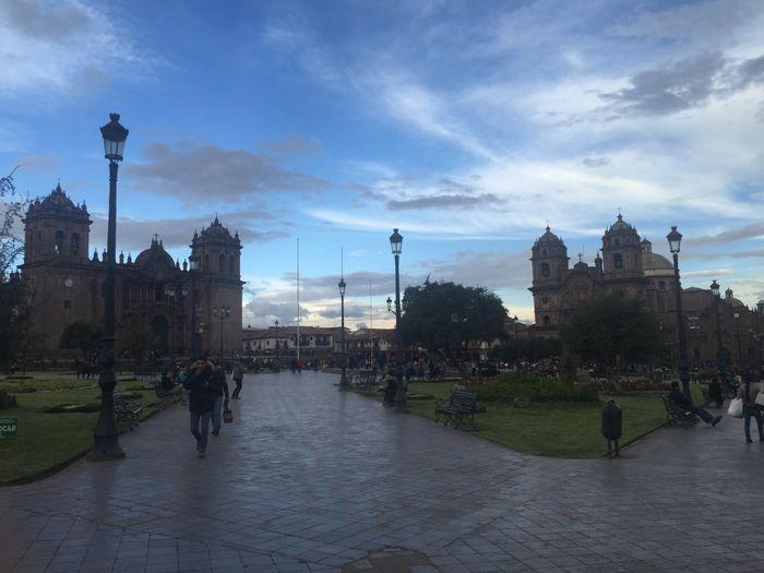 Cuzco in der Abenddämmerung
