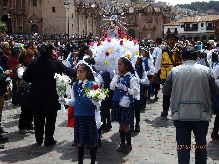 Festliche Zeremonie in Cuzco