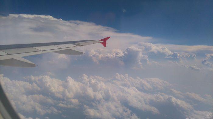 Wir fliegen durch die Wolken u
