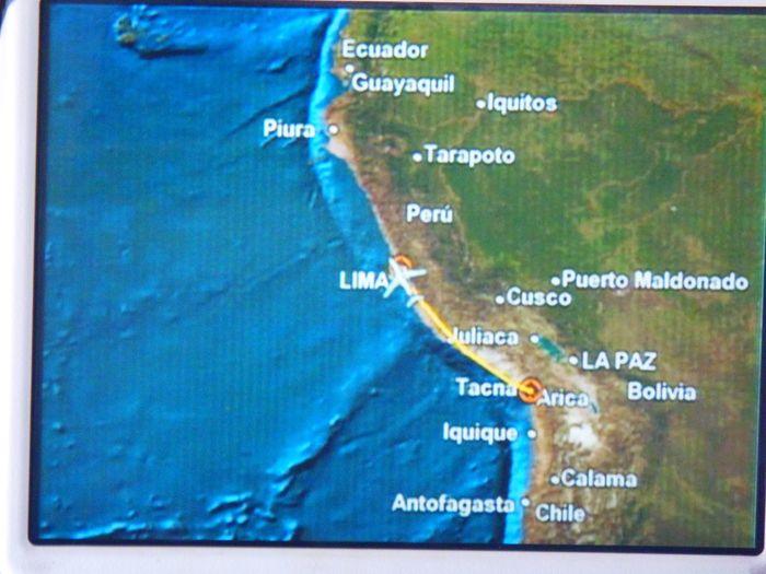 Flug nach Südamerika -> Lima -