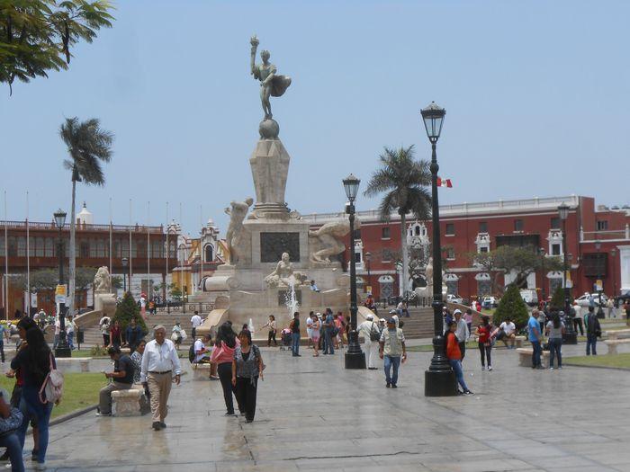 Der Hauptplatz von Trujillo, a