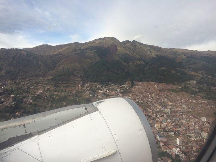 Letzter Blick auf Cuzco und se